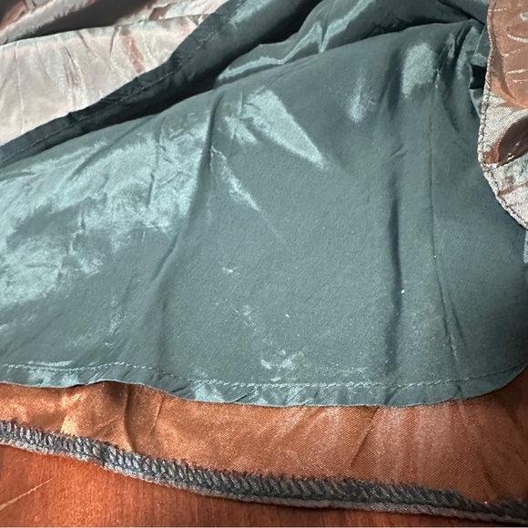 Vintage JS Collections Y2K Blue Iridescent Silky Slip Maxi Skirt Women’s Size 8 - Picture 12 of 13